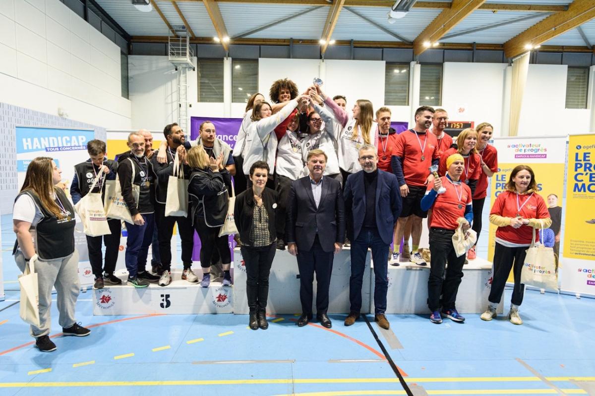 Photo des gagnants du Handi'Hauts'Lympics