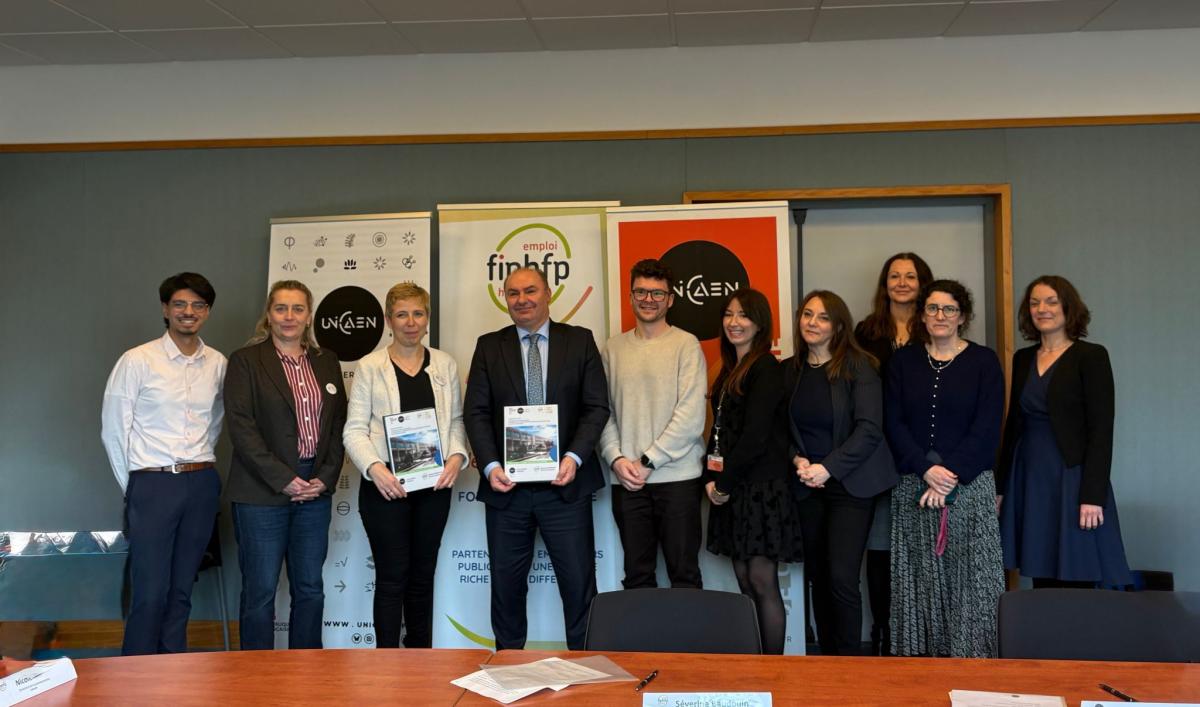 Signature entre le FIPHFP et l'université de Caen