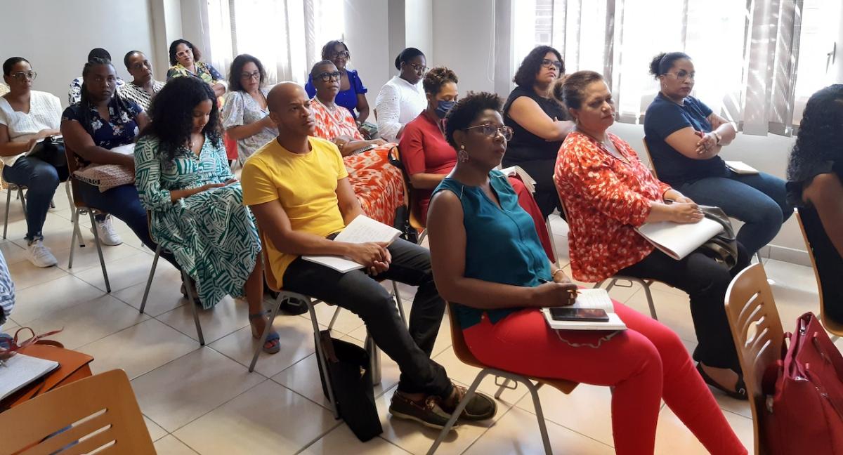 Pariticipant à la rencontre Cap emploi en Guadeloupe