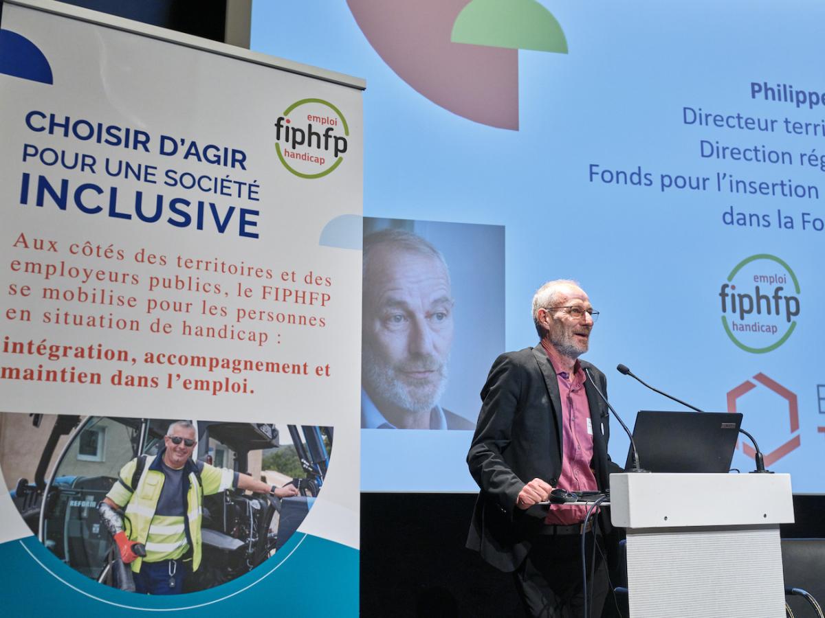 Philippe Crenner, directeur territorial handicap Grand Est du FIPHFP