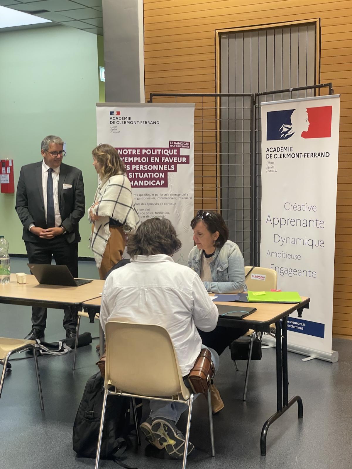 stand lors de l'atelier du FIPHFP dans le Puy de Dôme
