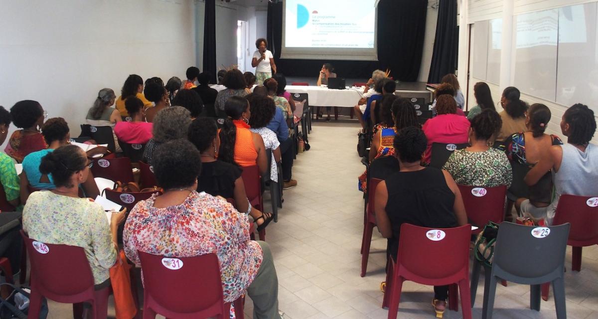 Participants à la journée dédiée aux troubles dys en Martinique