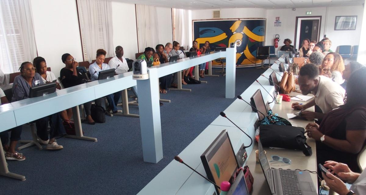 Participants à la journée du 8 octobre en Guyane