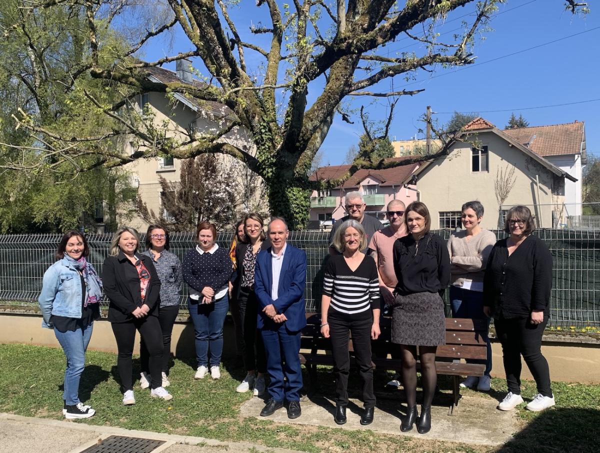 Participantes et participants à la réunion bilan de la commission mobilité inter-fonctions publiques du Territoire de Belfort