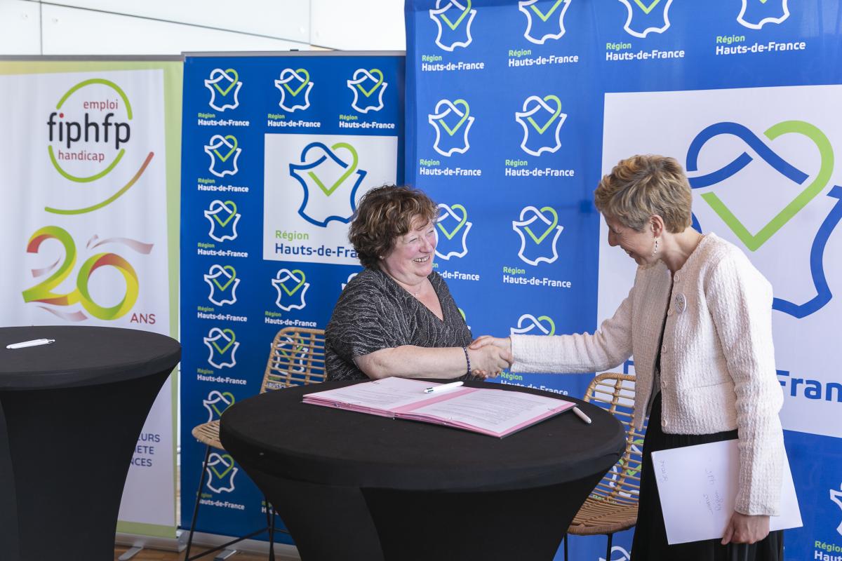 Photographie de Brigitte Fouré et Séverine Baudouin