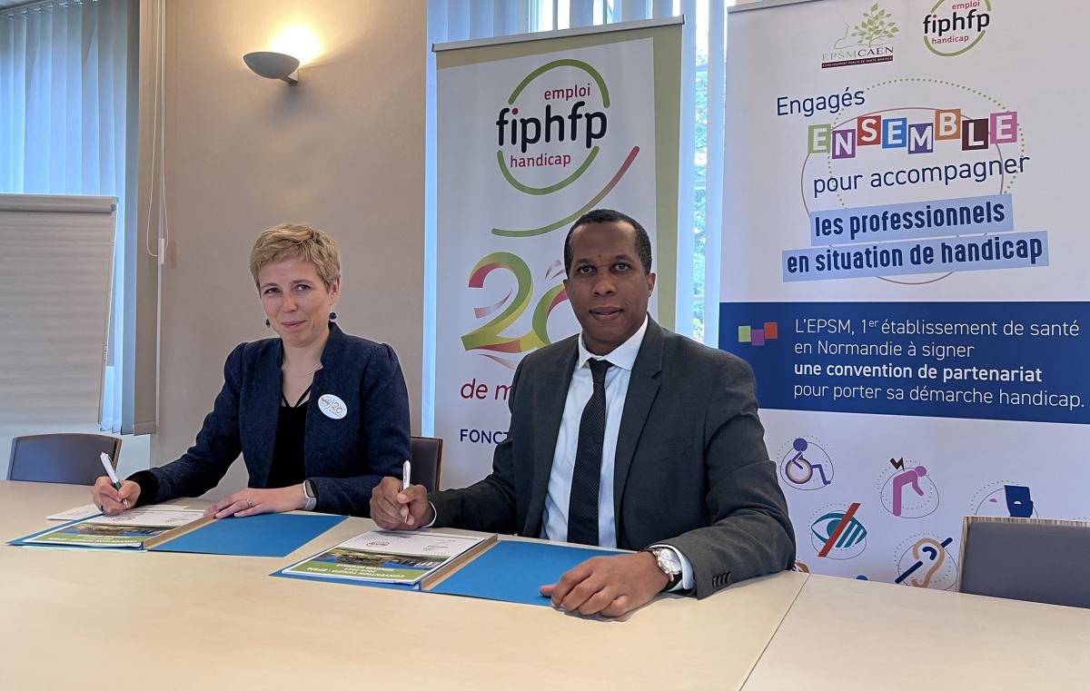 Photographie des signataires Sévérine Baudouin et Xavier Bouchaut