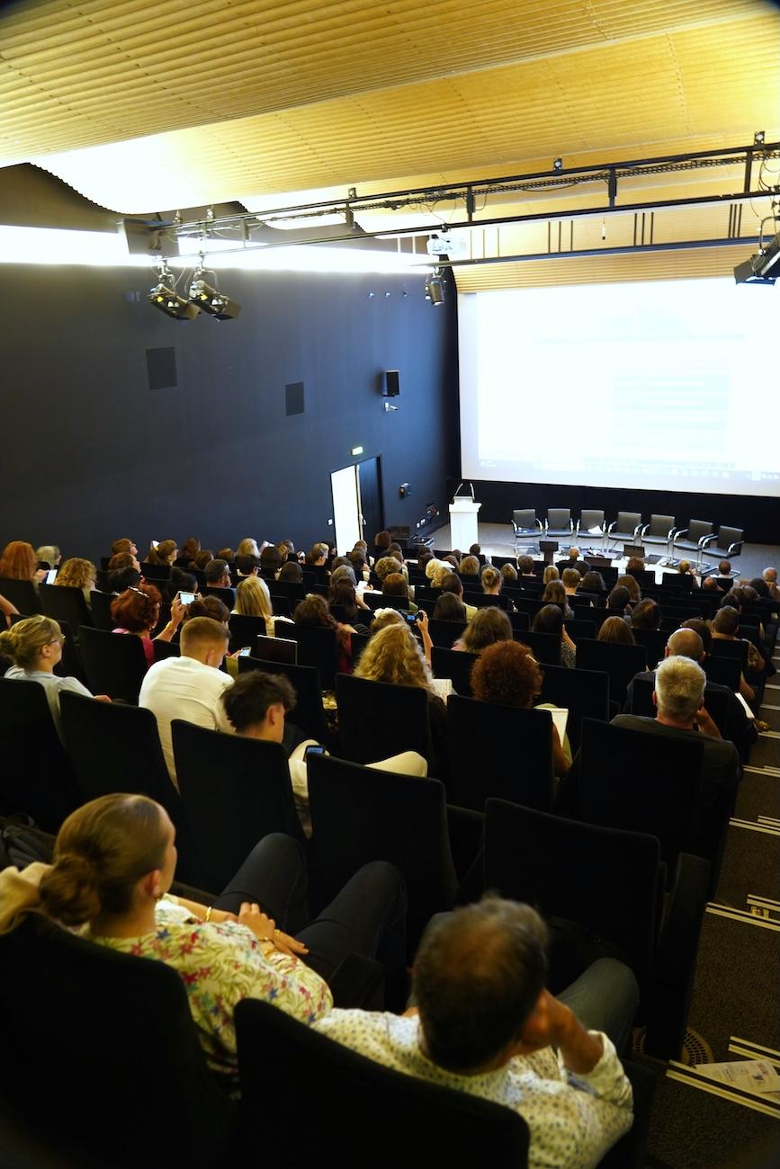 Vue sur l'auditorium du centre Georges Pompidou lors de la journée dédiée à la santé mentale du 17 juin