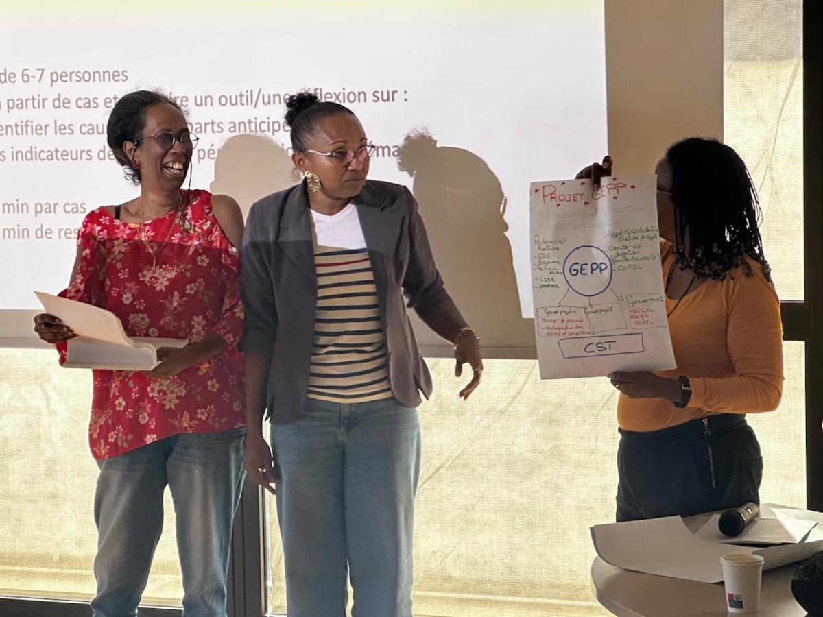 Restitution de l'atelier sur la GEPP
