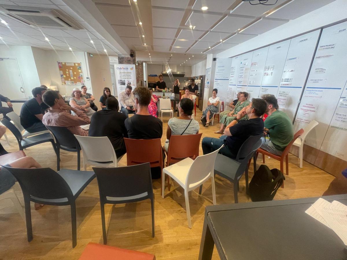 Photographie réalisée lors de la matinée au Clubhouse Paris
