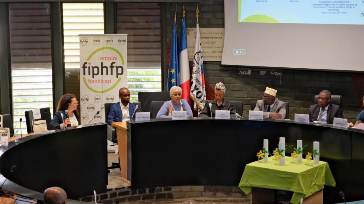 Intervention à l'occasin du Tour de France des handicaps invisibles à Mayotte