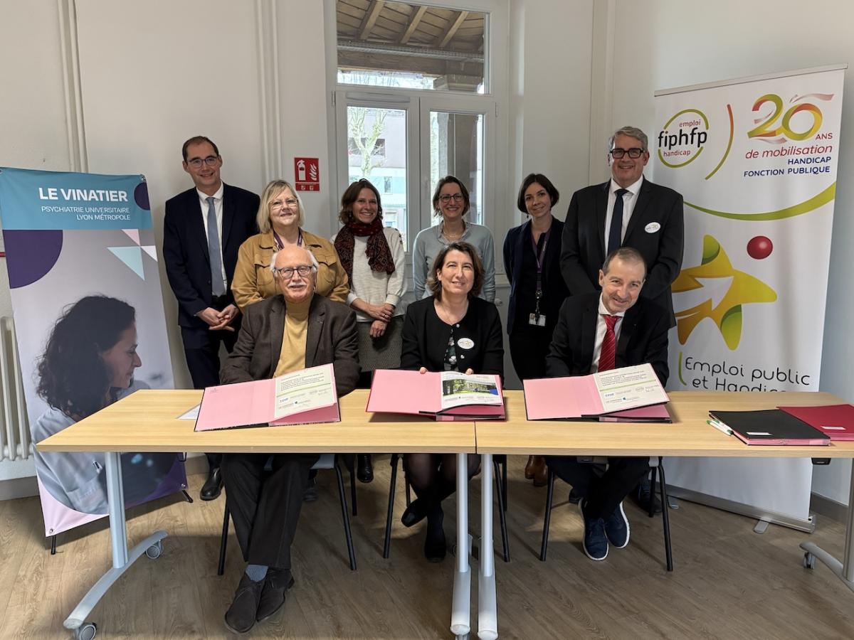 Les signataires du Centre Hospitalier du Vinatier