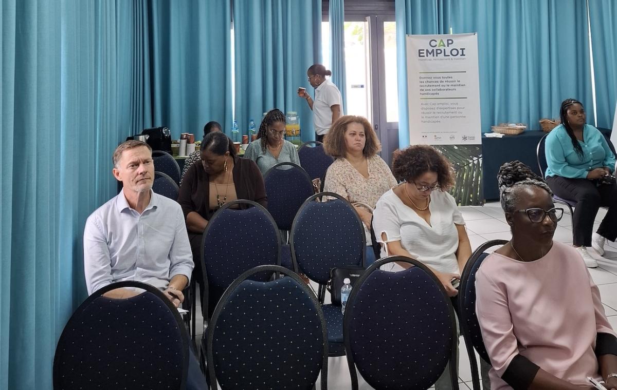 les participants à la rencontre du 8 avril en Martinique
