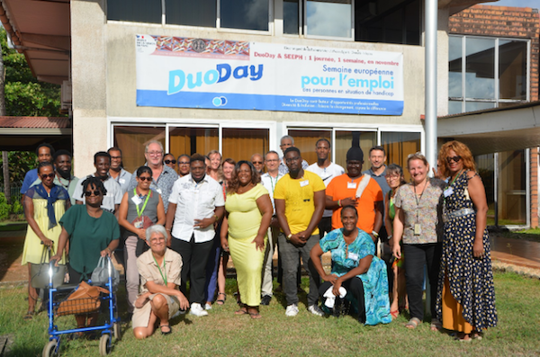 Participants au Duoday en Guyane