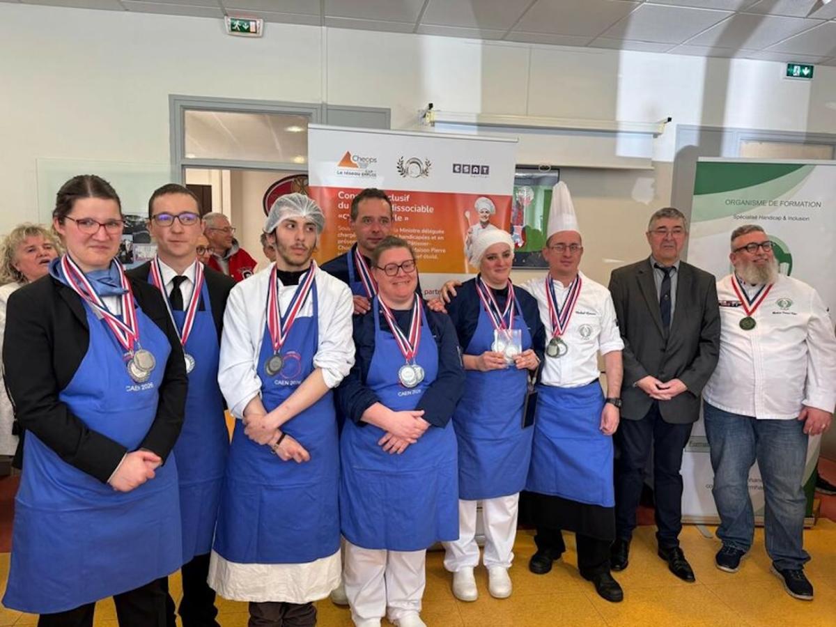 Lauréats caennais du concours Cap'HandiCook