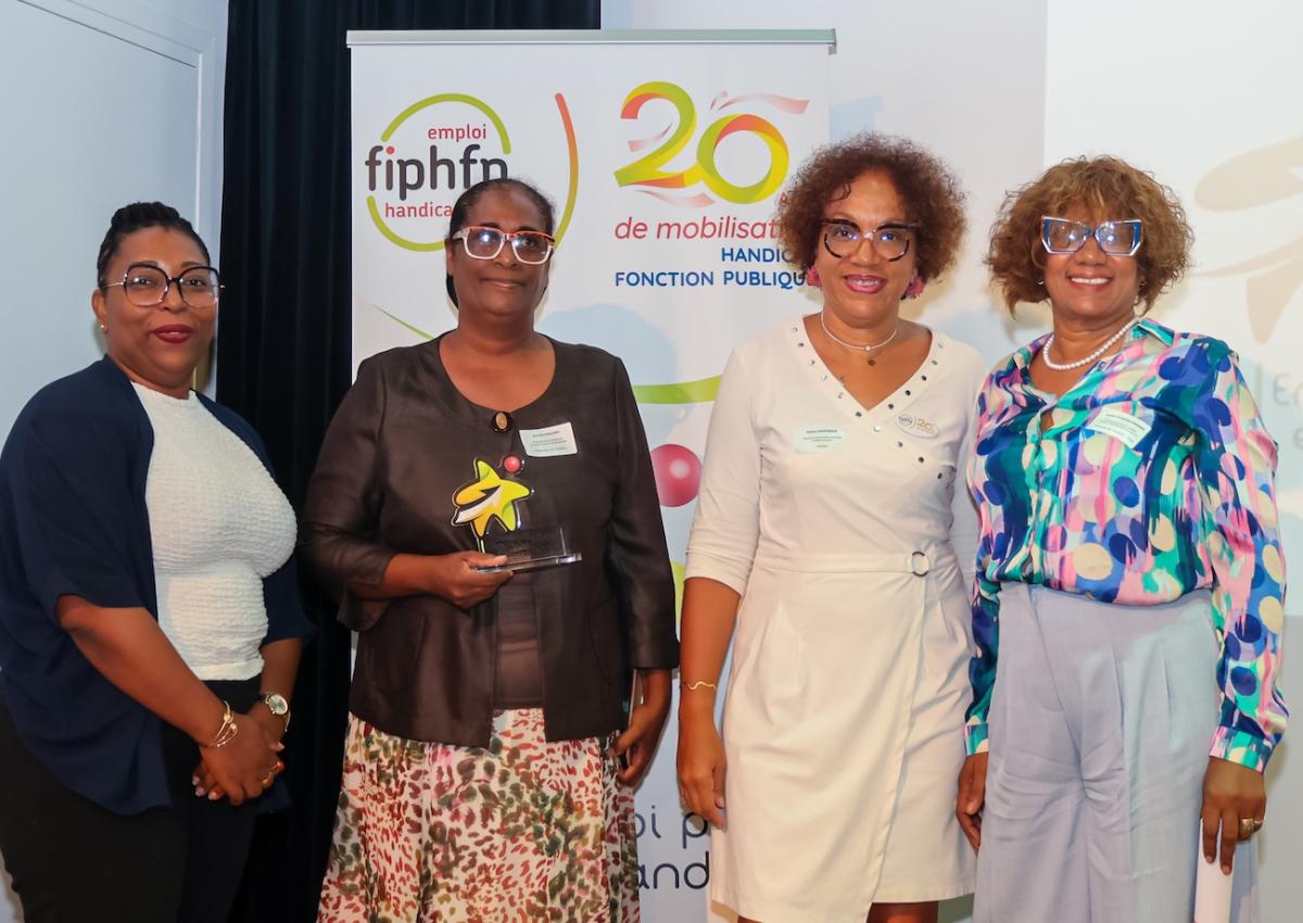 Equipe du ministère de l'intérieur en Guyane, lauréate des trophées dans la catégorie Prix du Jury