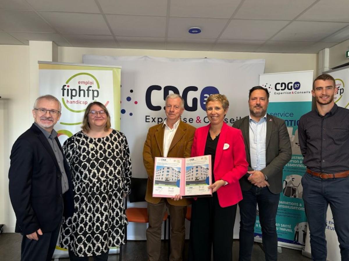 Signature de la convention entre le FIHFP et le Centre de Gestion Indre et Loire (CDG37)