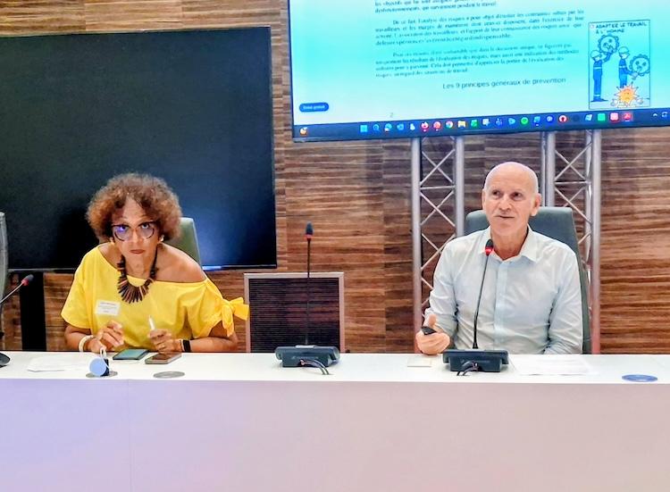 Nadine Montbrun, directrice territoriale au handicap du FIPHFP à gauche